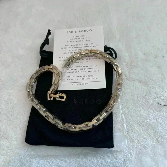 Eddie Borgo Supra Link Necklace and Earrings - Picture 6 of 6